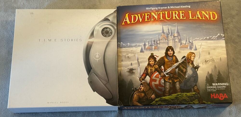 Complete UnplayedTime Stories Base Board Game T.I.M.E & Adventure Land HABA Lot